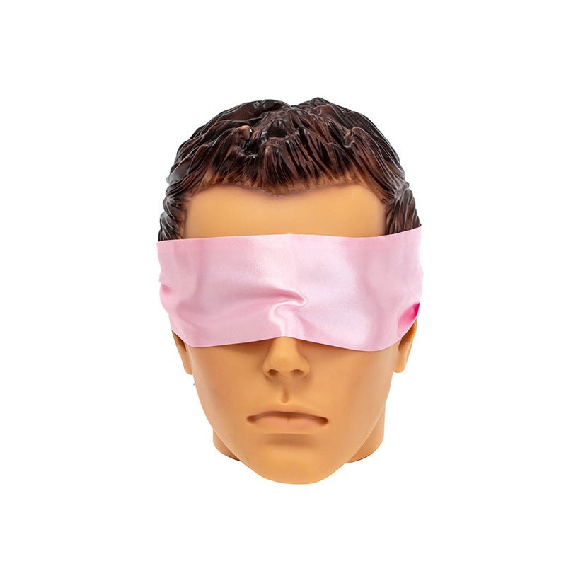 Two-tone satin ribbon tie blindfold, photo 8