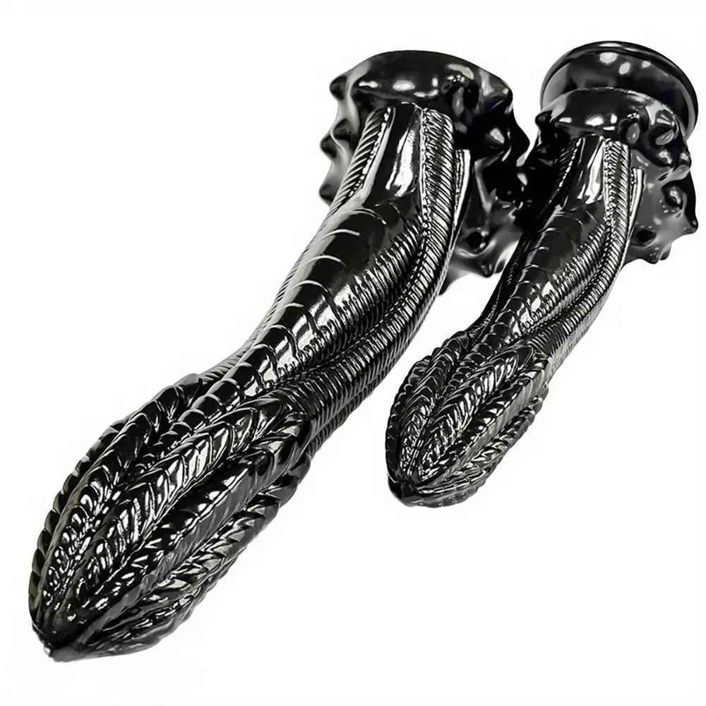 Scaled beast fantasy pvc dildo, photo 14