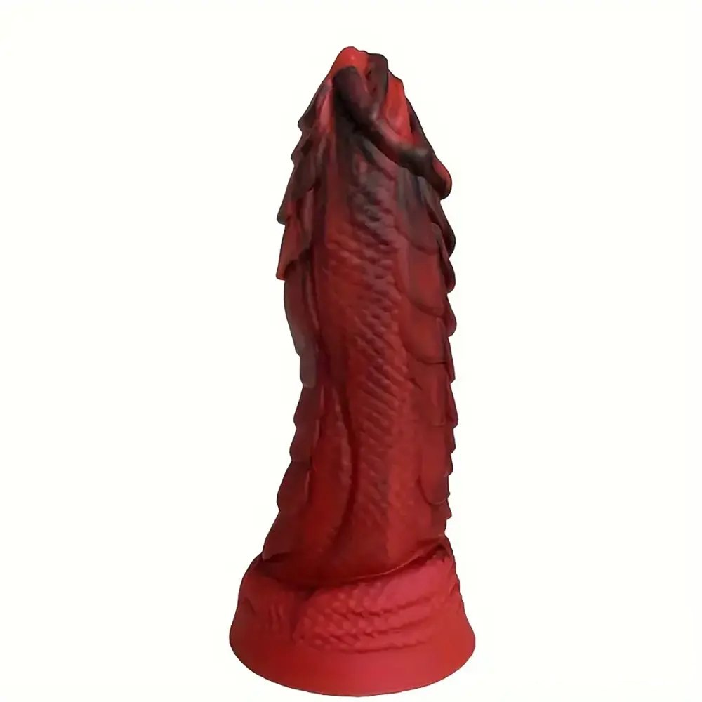 Red scaled carp fantasy dildo, photo 1