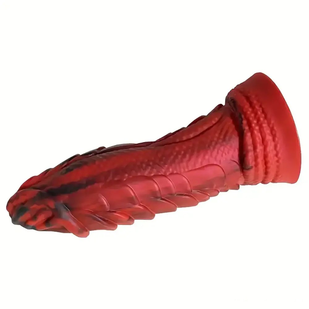 Red scaled carp fantasy dildo, photo 5
