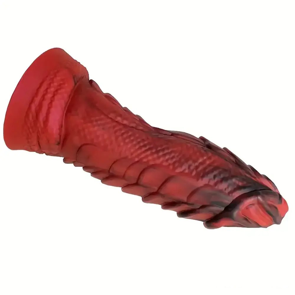 Red scaled carp fantasy dildo, photo 6