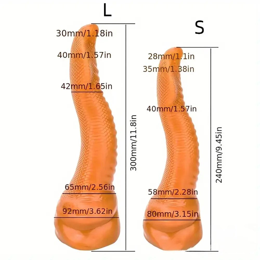 Scaled fantasy snake dildo, photo 9