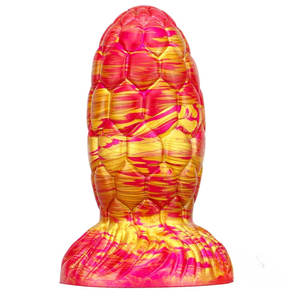 Dragon scale texture liquid silicone anal plug, photo 9