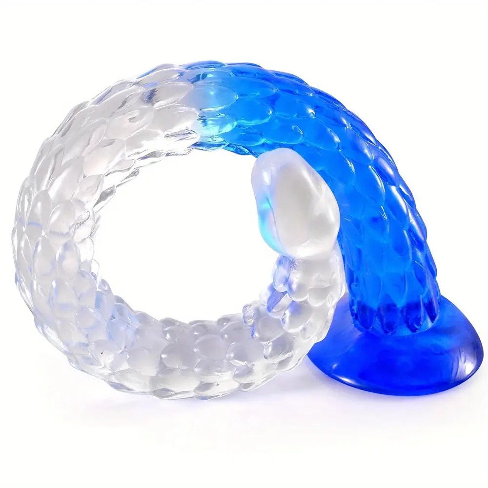 Scaled tpe anal training dildo, photo 2