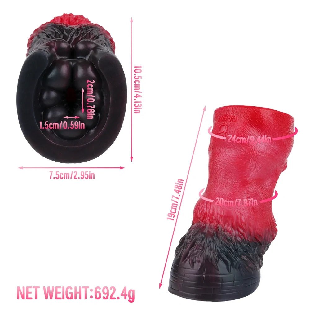 Scarlet black werewolf paw masturbator, photo 15