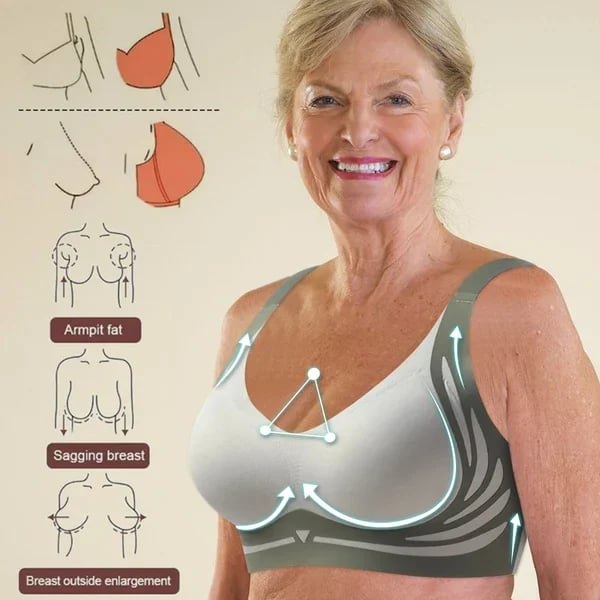 Green*3pcs seamless backless push up bra 3 pack