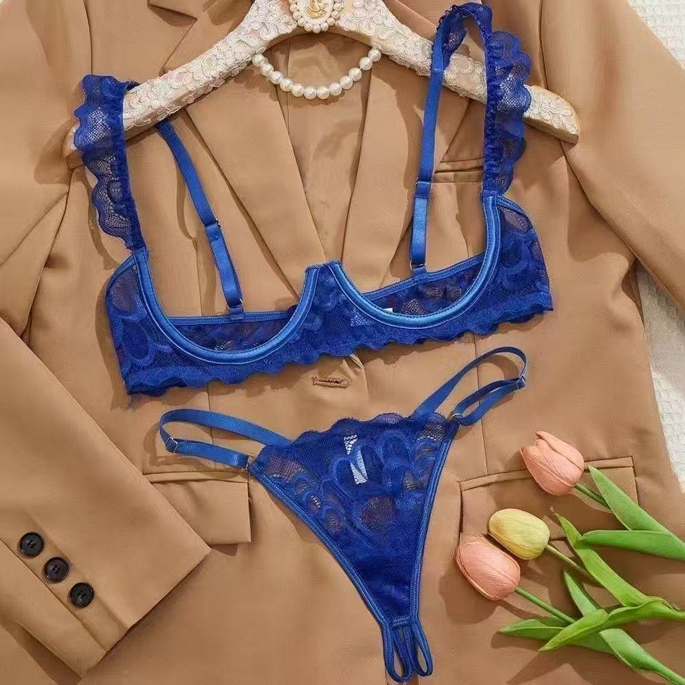 See through lace bra set, photo 2