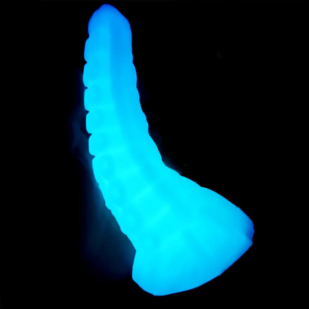 Ringed tentacle fantasy dildo with ruffled base, photo 8