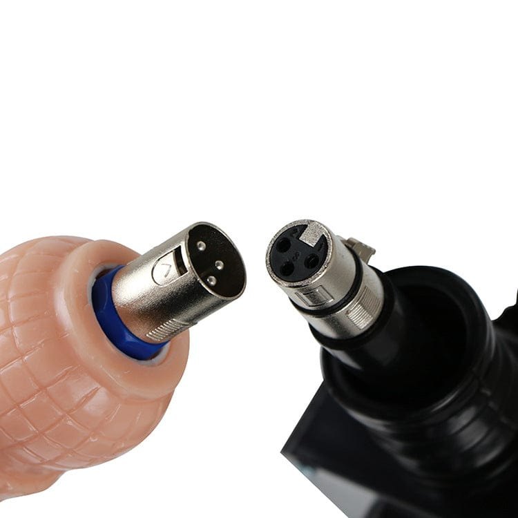 Assorted sex machine attachment heads and extension rods, photo 2