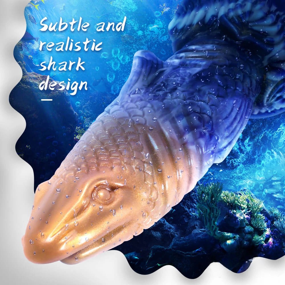Shark-fin fantasy silicone dildo, photo 8