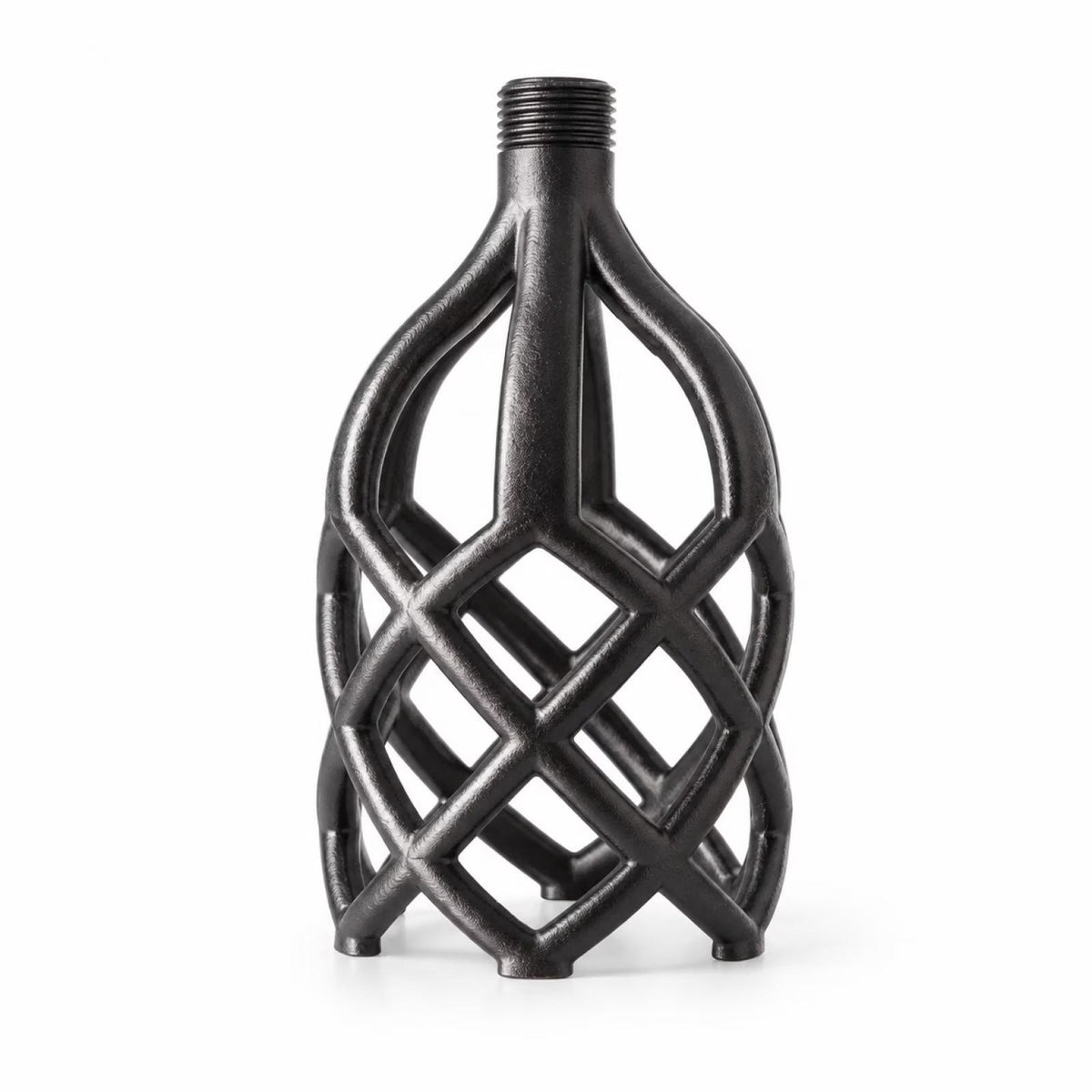 Black shower cage lattice water stroker