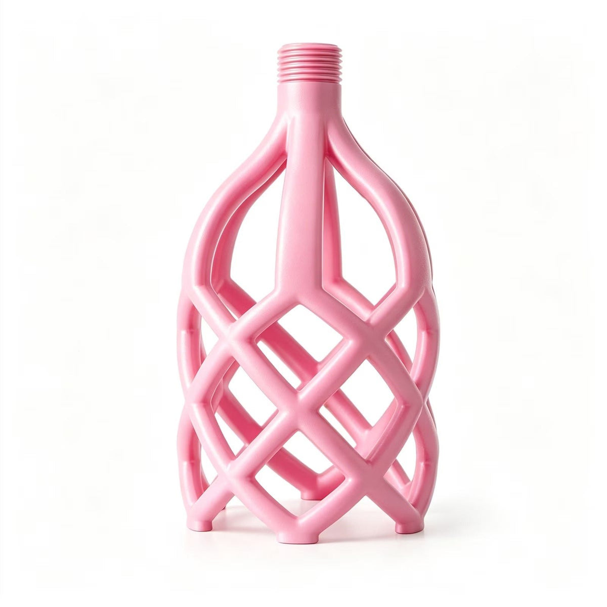 Pink shower cage lattice water stroker