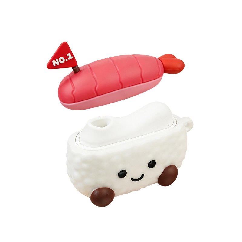 Shrimp sushi nigiri clitoral suction vibrator, photo 1
