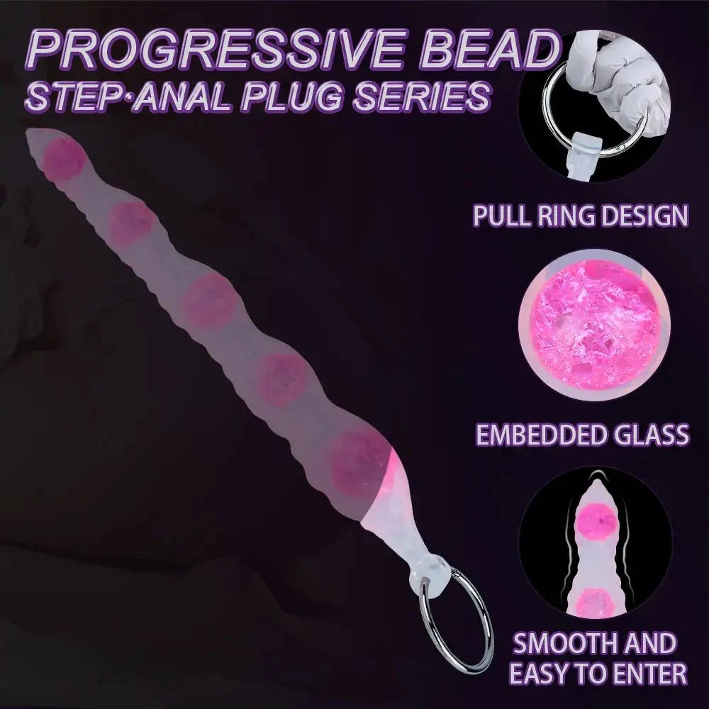 Silicone anal beads chain, photo 6
