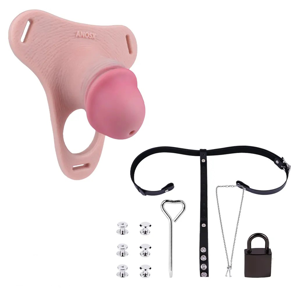 Flesh silicone penis sleeve with ring, photo 18