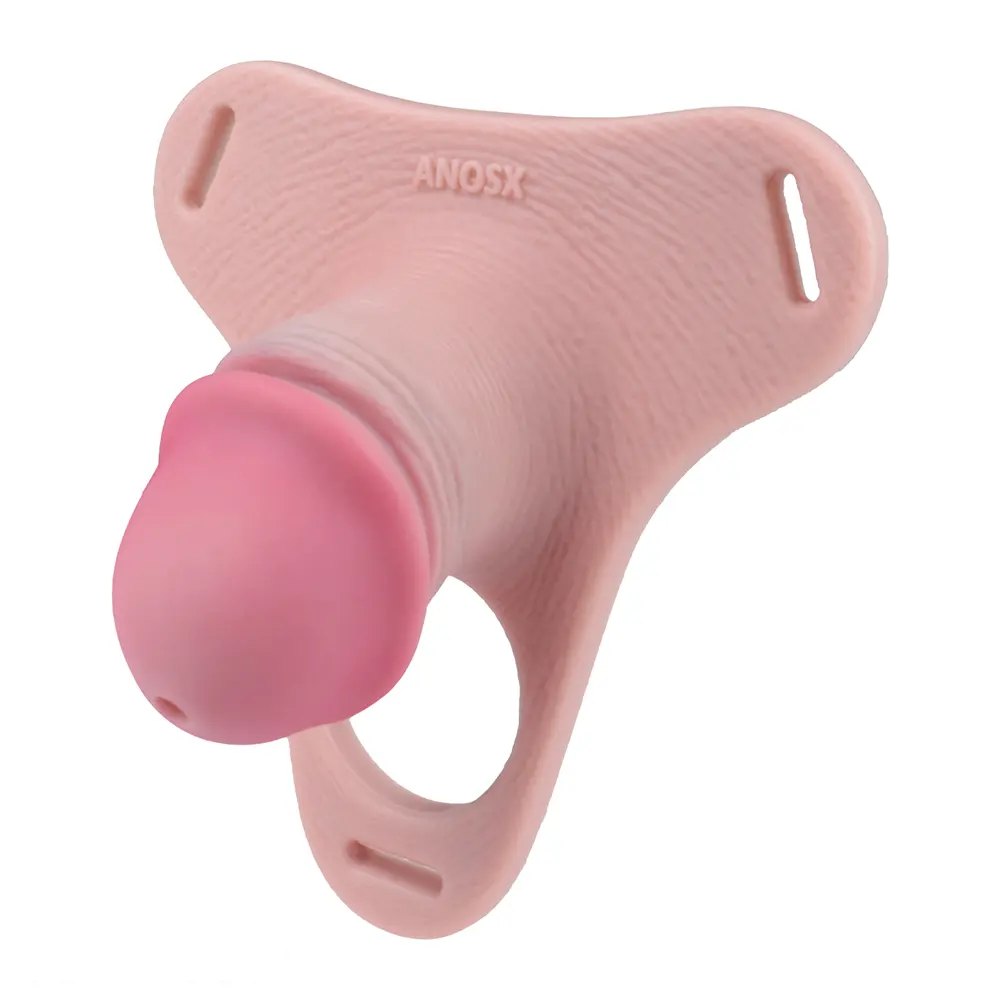 Flesh silicone penis sleeve with ring, photo 2