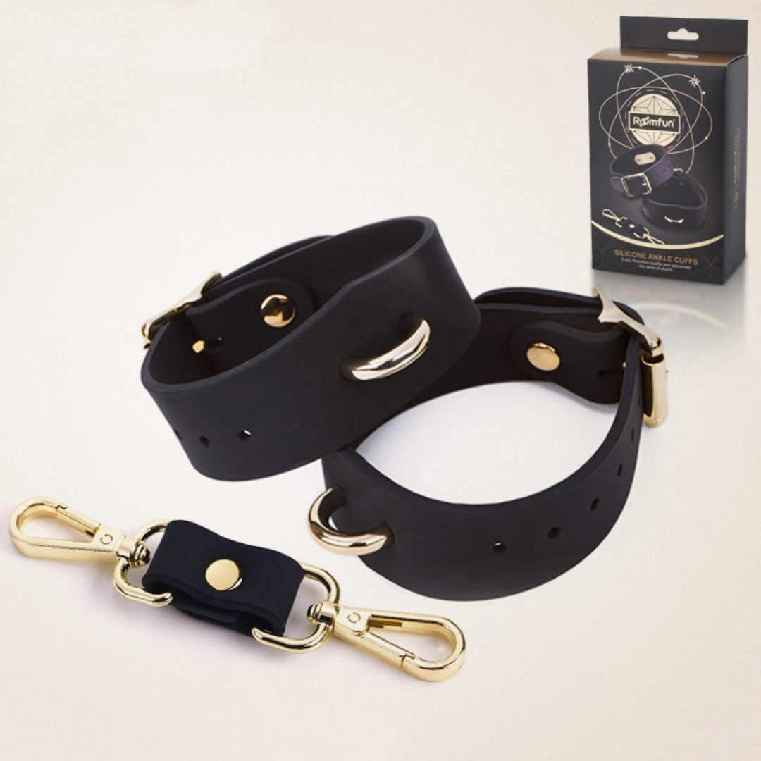 Black silicone bondage restraint kit, photo 8