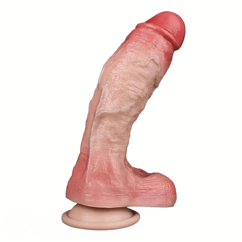Flesh silicone realistic dildo, photo 1