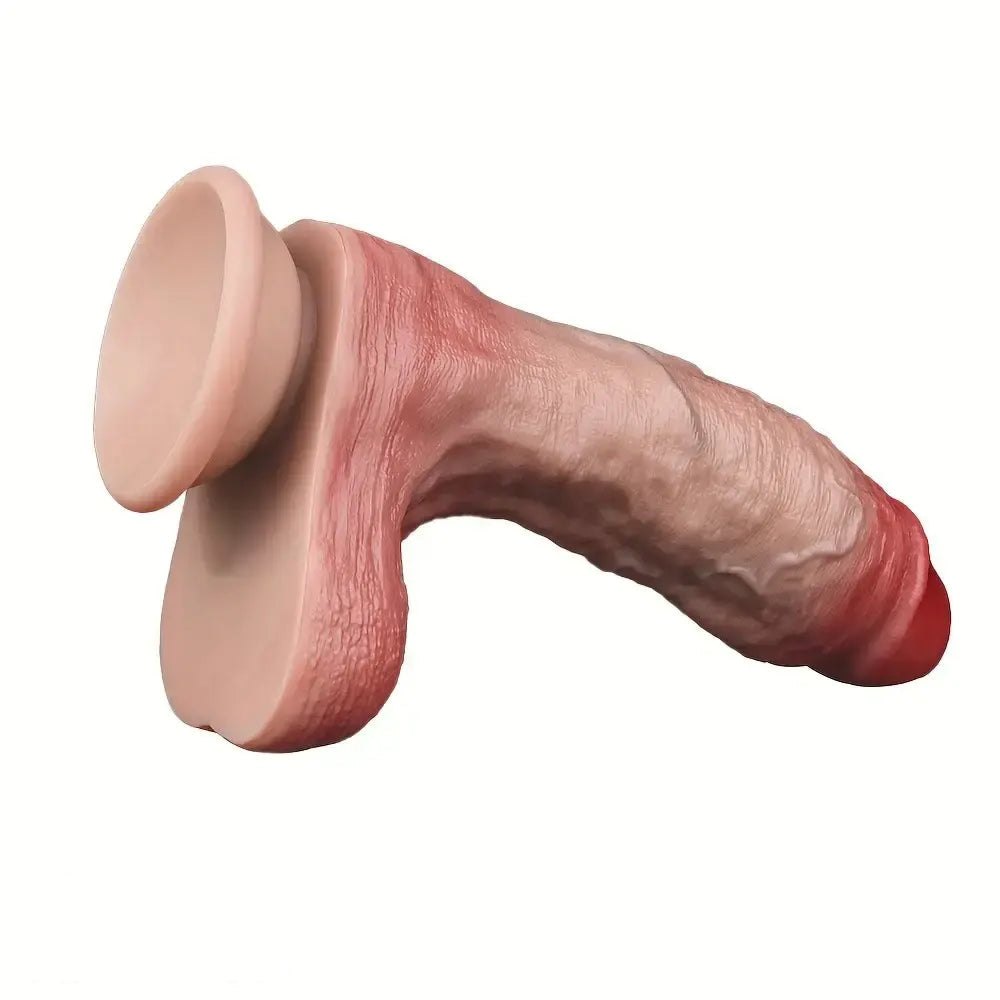 Flesh silicone realistic dildo, photo 5