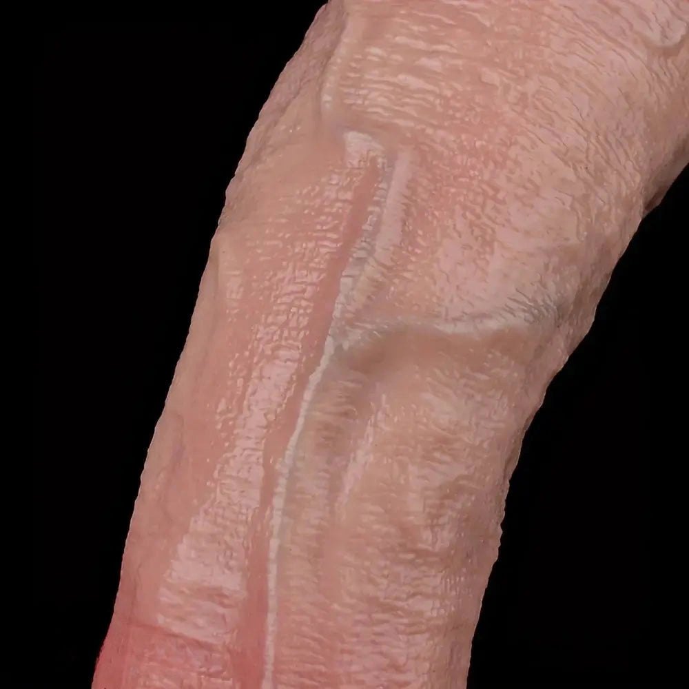 Flesh silicone realistic dildo, photo 7