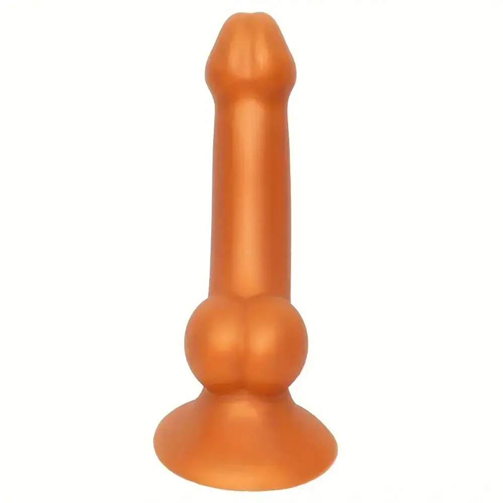 Silicone dog knot dildo with suction cup base, photo 3