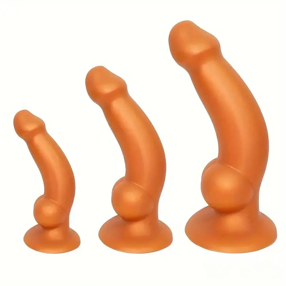 Silicone dog knot dildo with suction cup base, photo 5