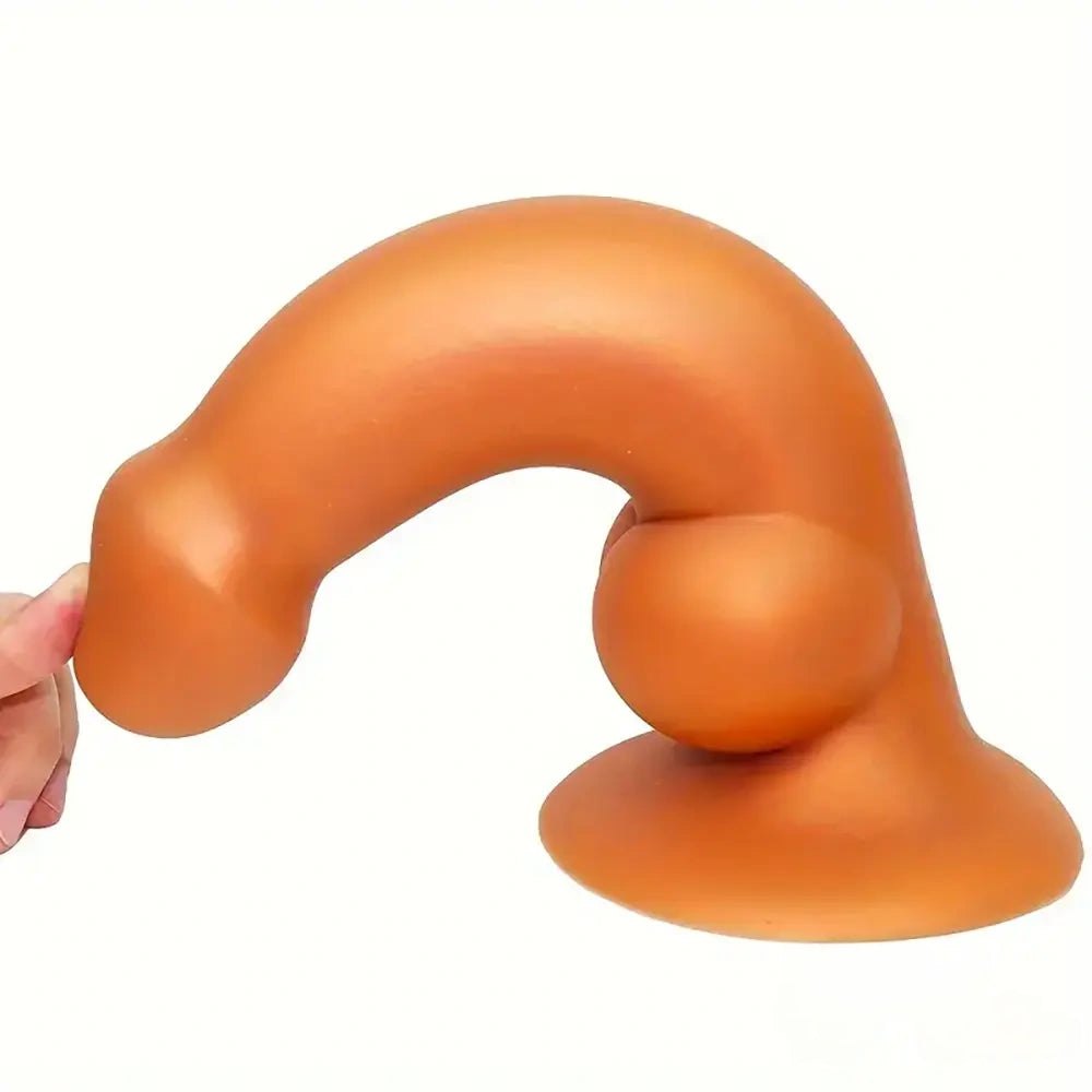 Silicone dog knot dildo with suction cup base, photo 6