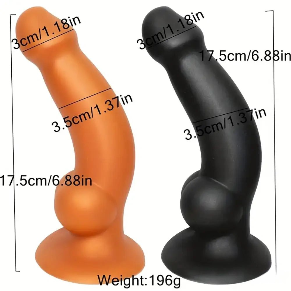 Silicone dog knot dildo with suction cup base, photo 7