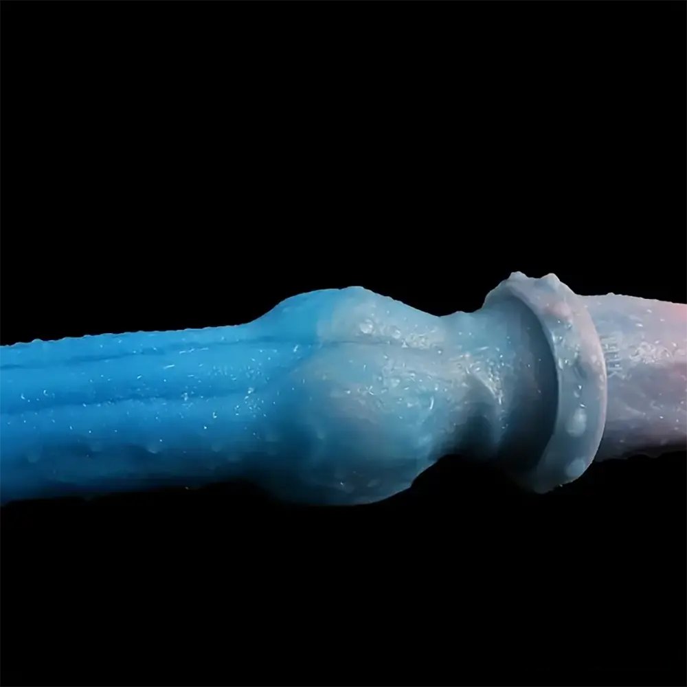 Multicolor double-ended knot dildo, photo 6