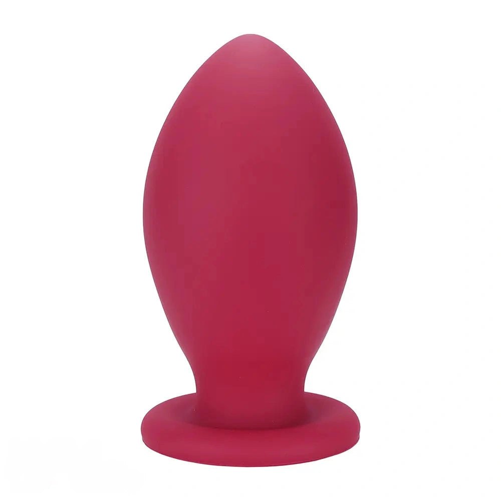 Silicone egg-shaped butt plug, photo 13