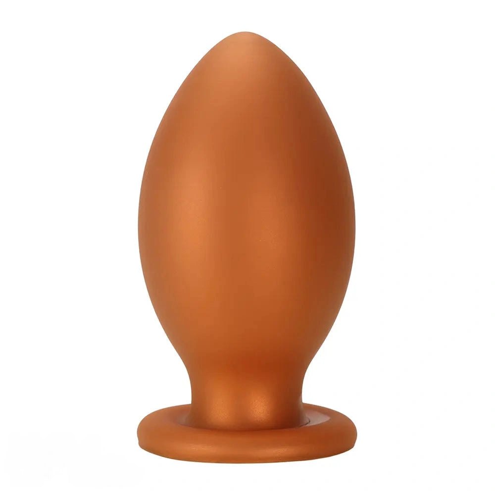 Silicone egg-shaped butt plug, photo 4