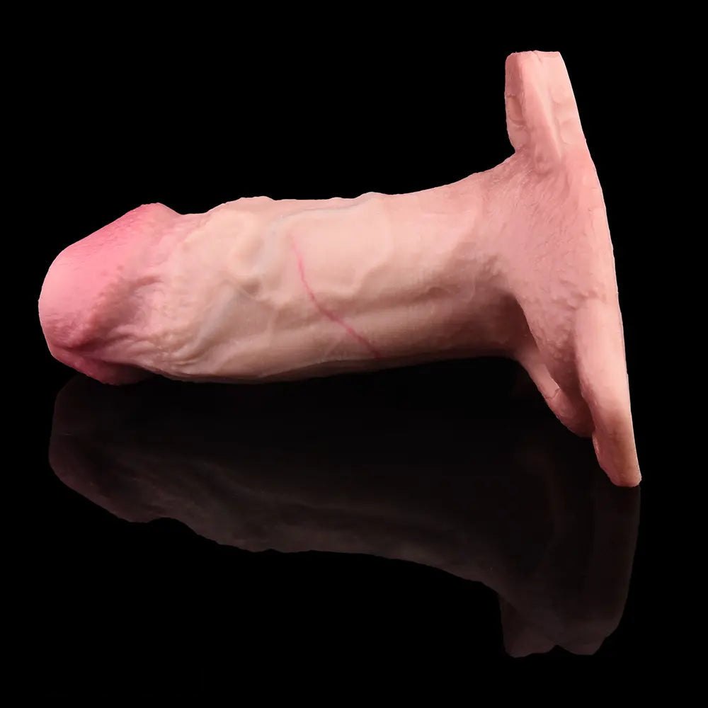 Flesh-toned hollow silicone extender sleeve, photo 14