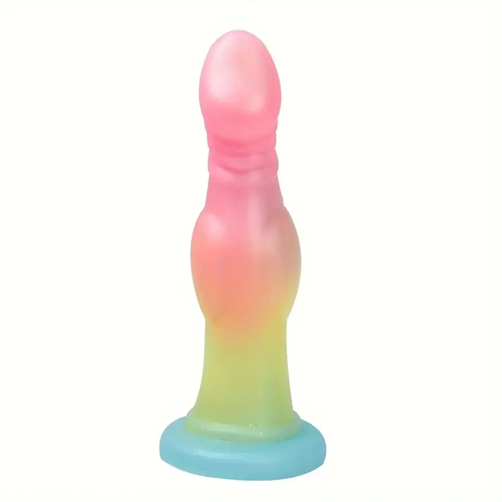 Colorful silicone fantasy knot dildo, photo 7