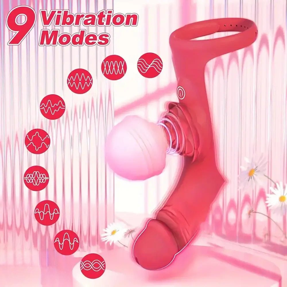 Red silicone finger dildo, photo 4