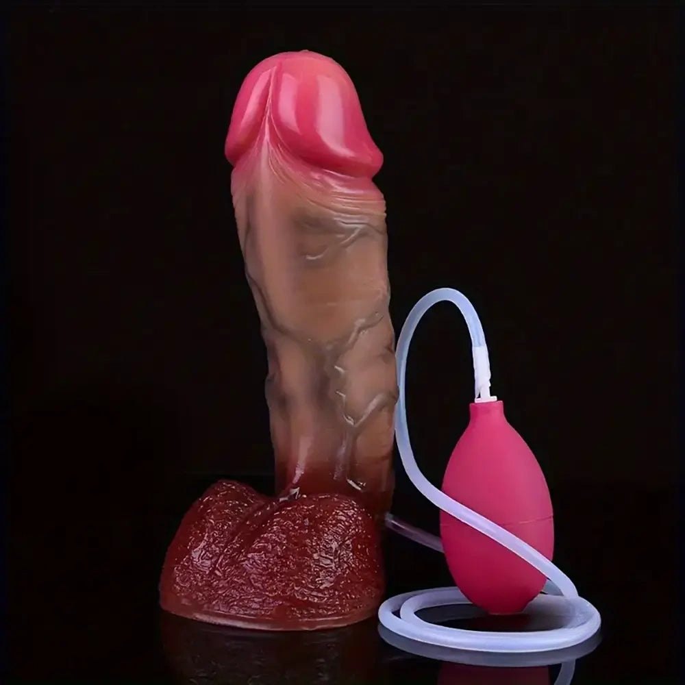 Flesh silicone g-spot dildo, photo 5
