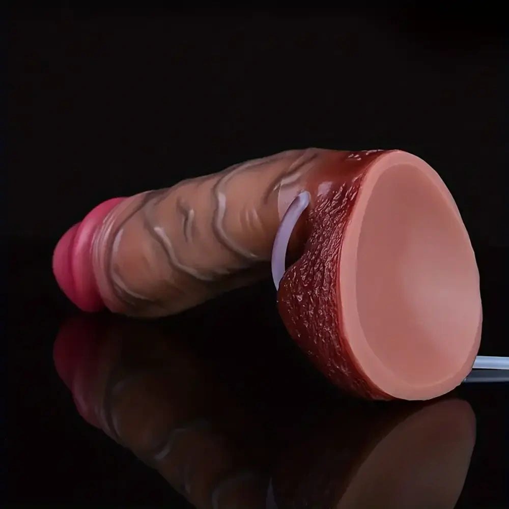 Flesh silicone g-spot dildo, photo 7