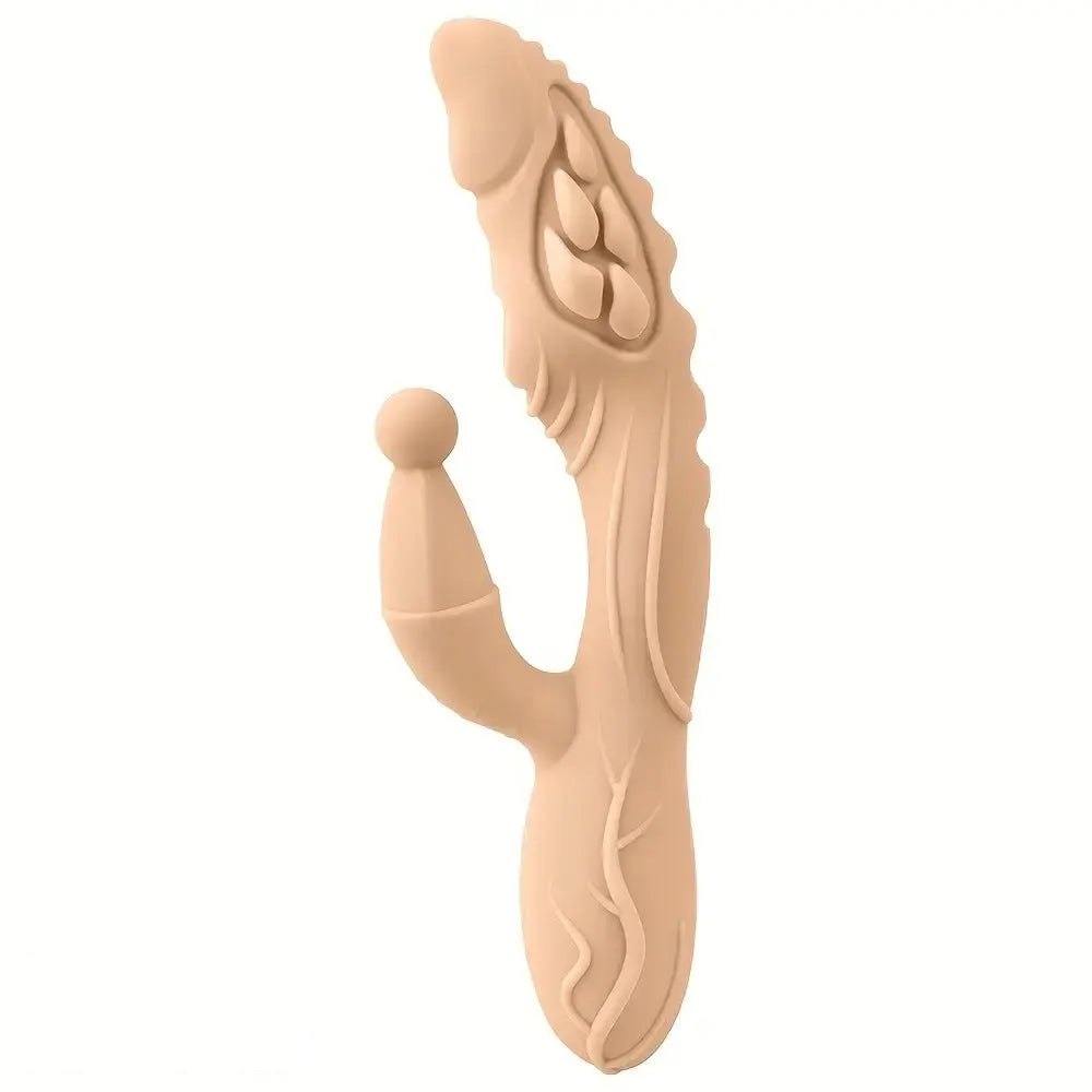 C silicone g-spot wand dildo with handle