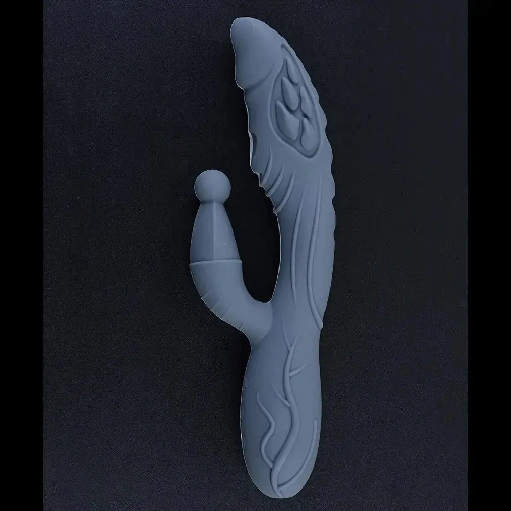 J silicone g-spot wand dildo with handle