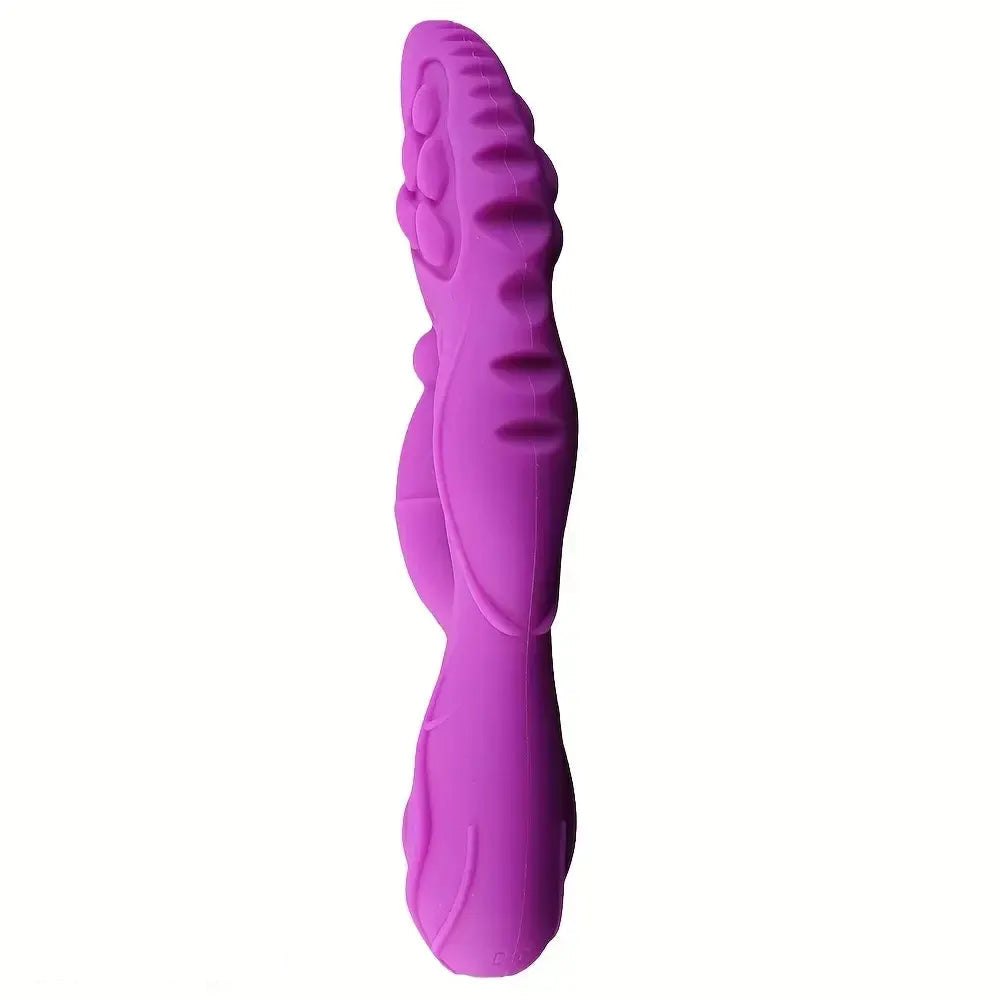 Silicone g-spot wand dildo with handle, photo 2