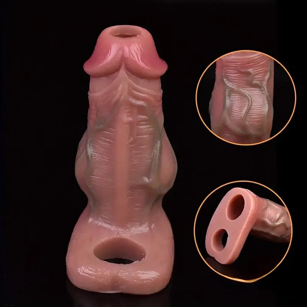 Flesh silicone knot dildo, photo 4