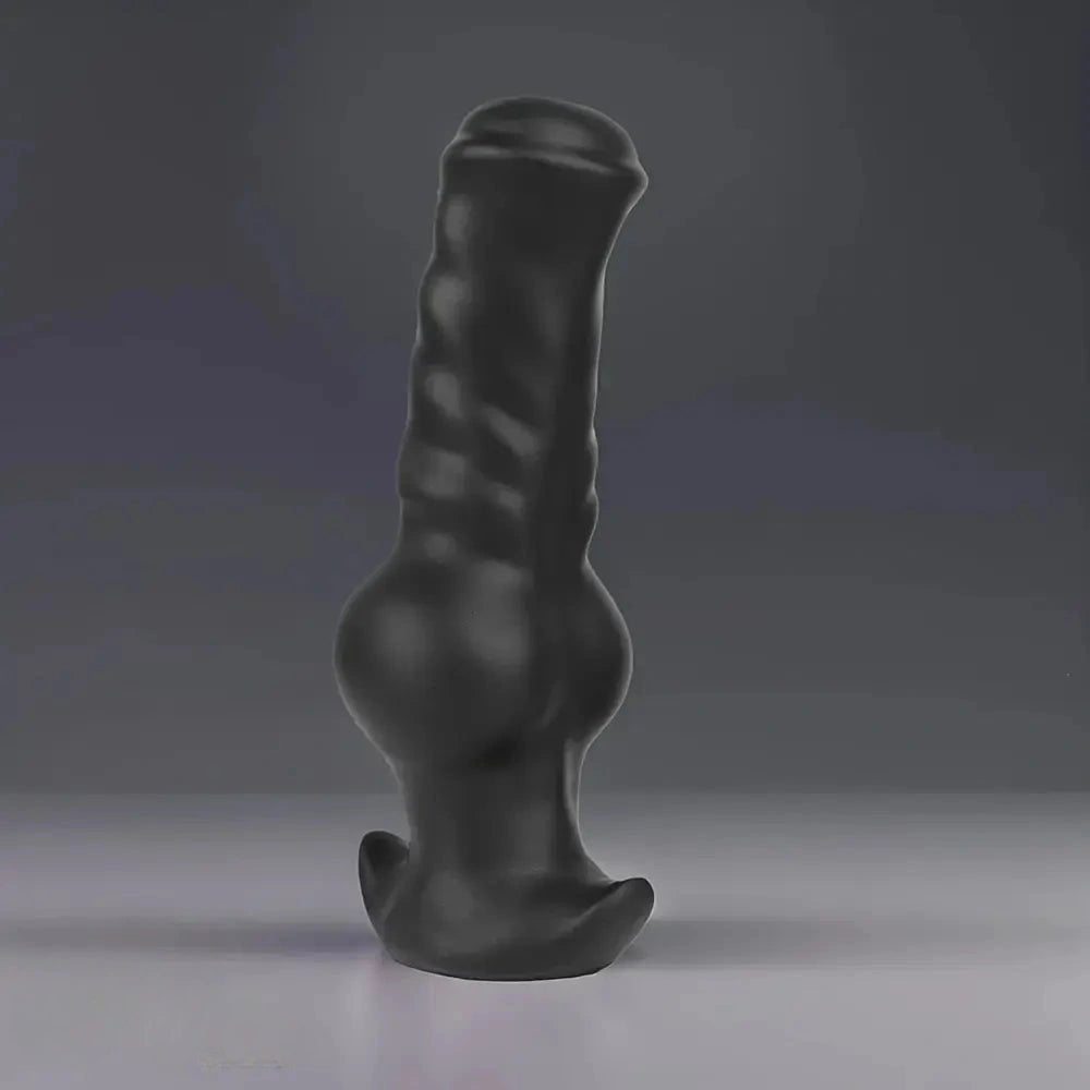 Silicone knotted animal dildo, photo 12