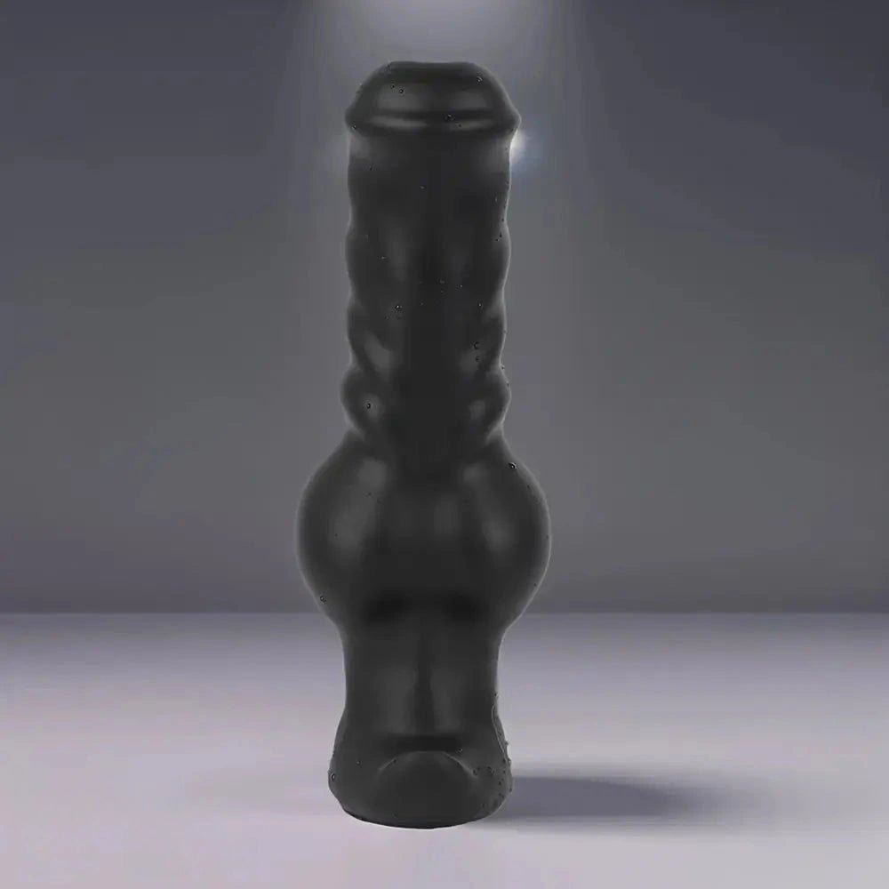 Silicone knotted animal dildo, photo 13