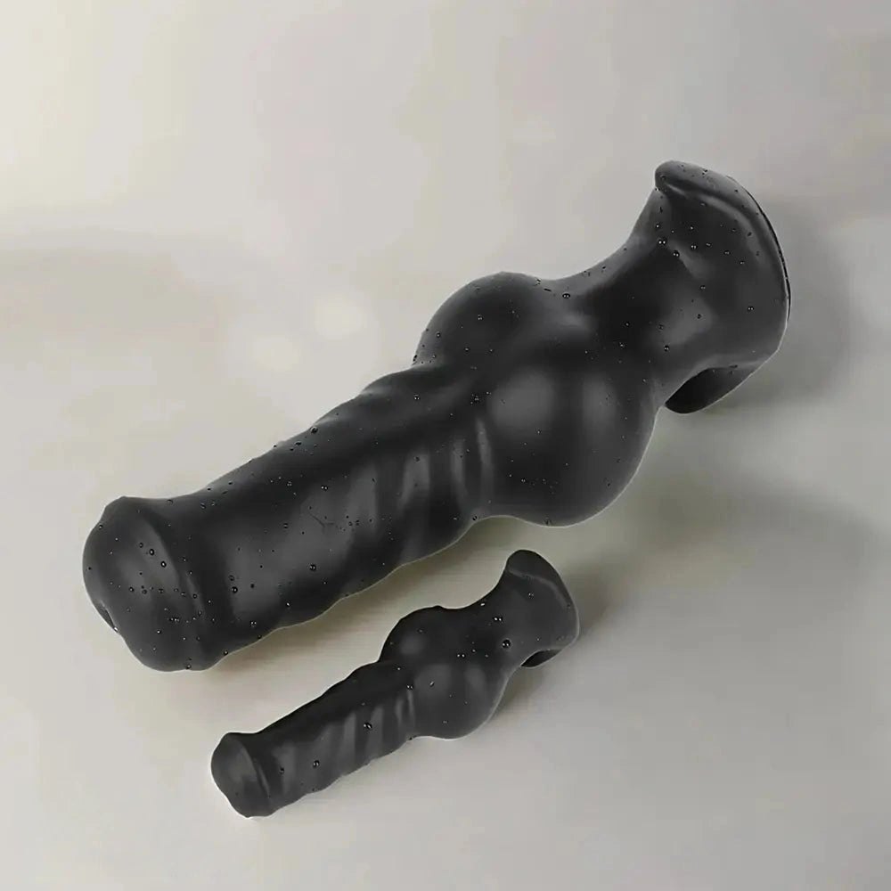 Silicone knotted animal dildo, photo 14