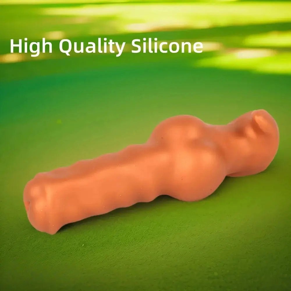 Silicone knotted animal dildo, photo 5