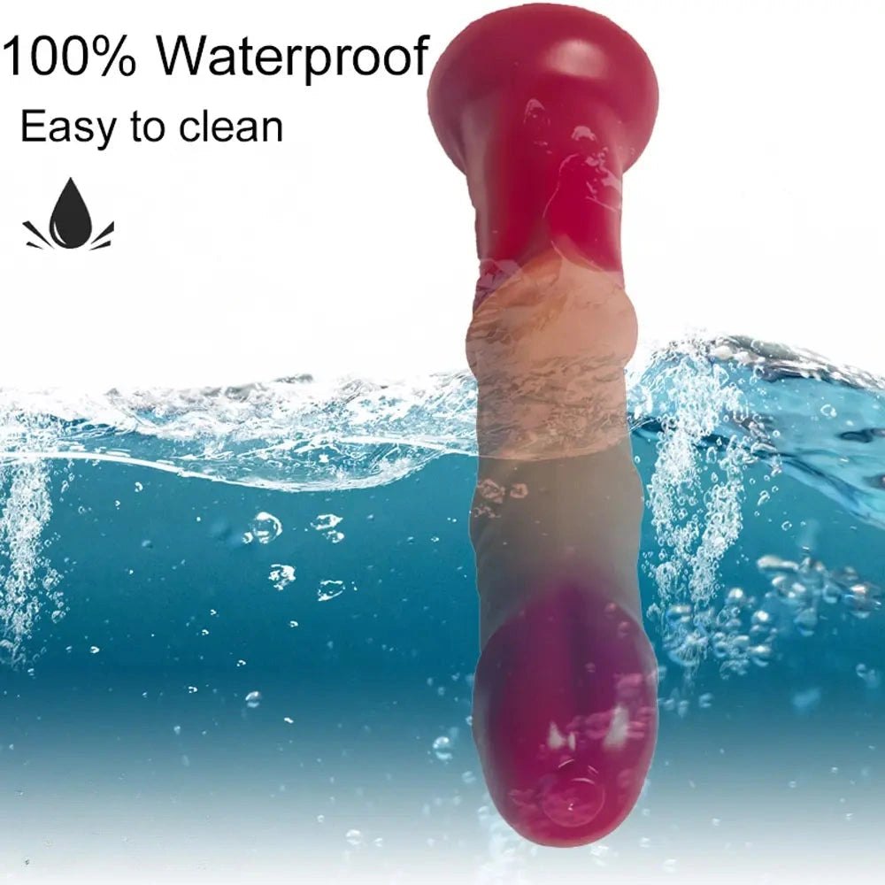 Silicone knotted horse style dildo, photo 7