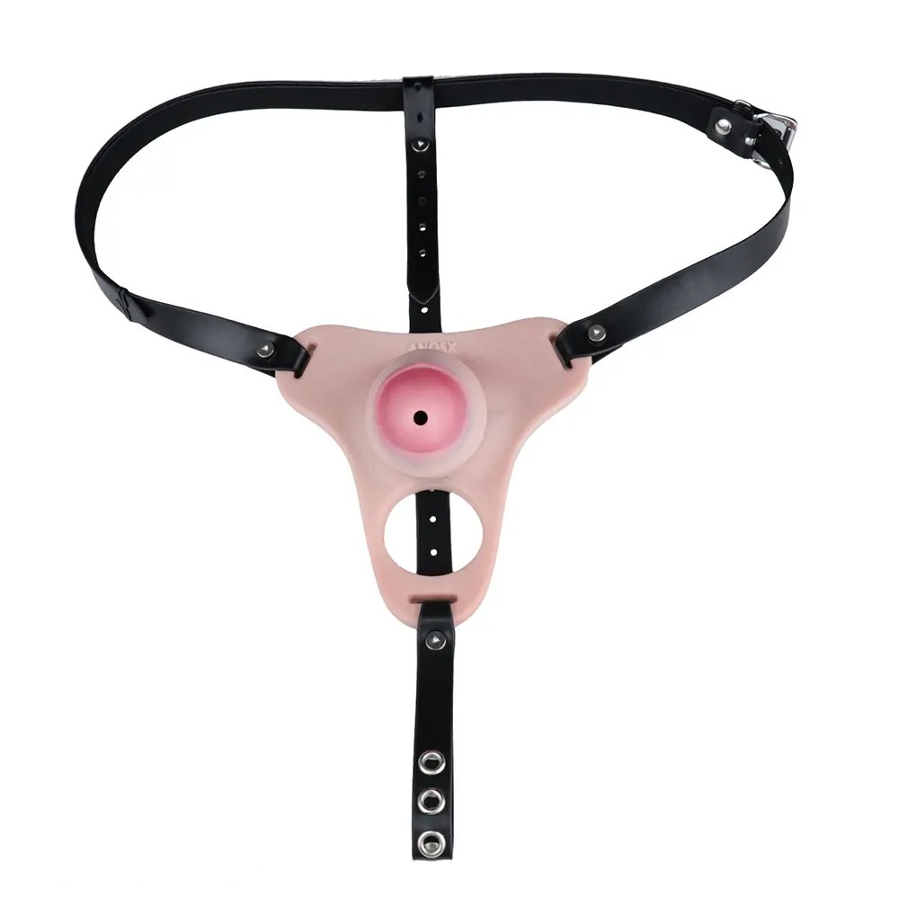 Flesh silicone penis sleeve with ring, photo 7
