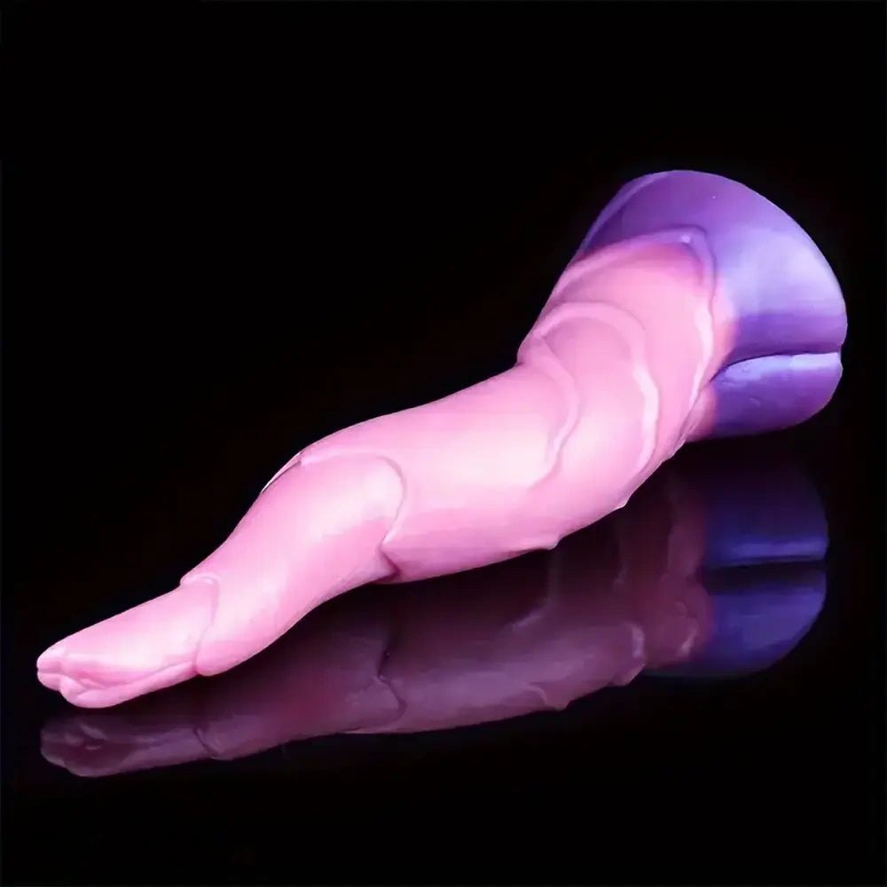 Flesh realistic silicone dildo, photo 4