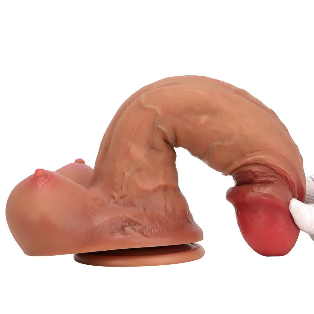 Realistic silicone suction cup dildo, photo 11