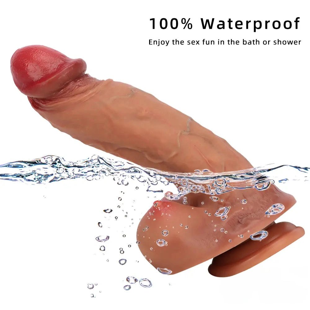 Realistic silicone suction cup dildo, photo 14