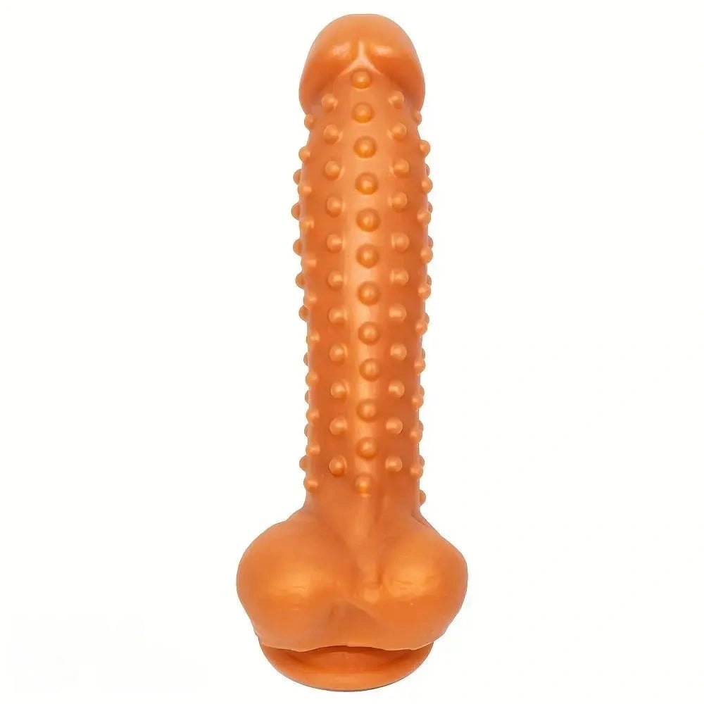 Textured silicone realistic massager dildo, photo 10